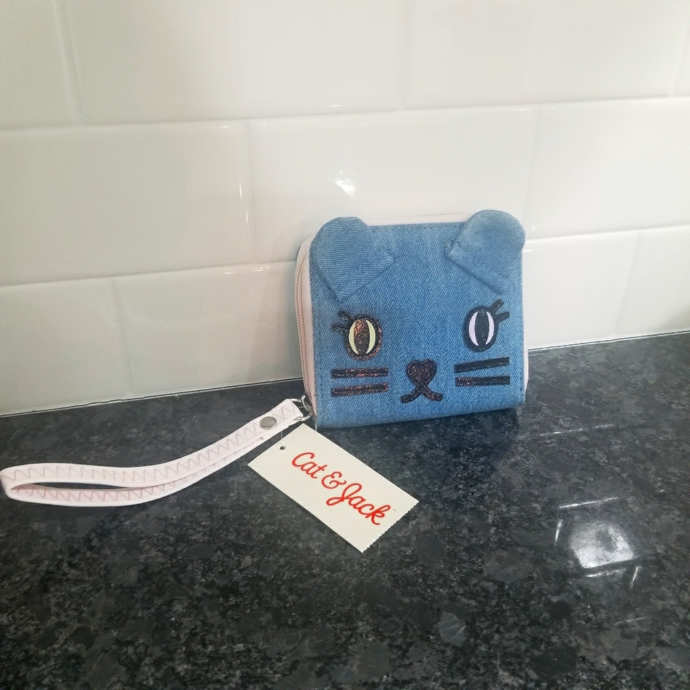 Cat & Jack Girls Kitten Wallet